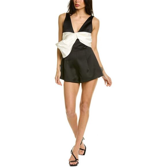ALEXIS Pants - Alexis Womens Gian Romper, Black
